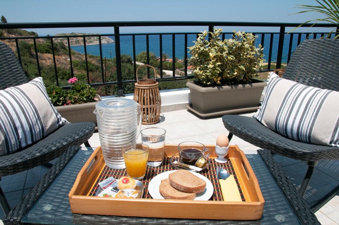 Summer Dream Cottage, 2Br, Beautiful Sea View Móchlos Exterior foto