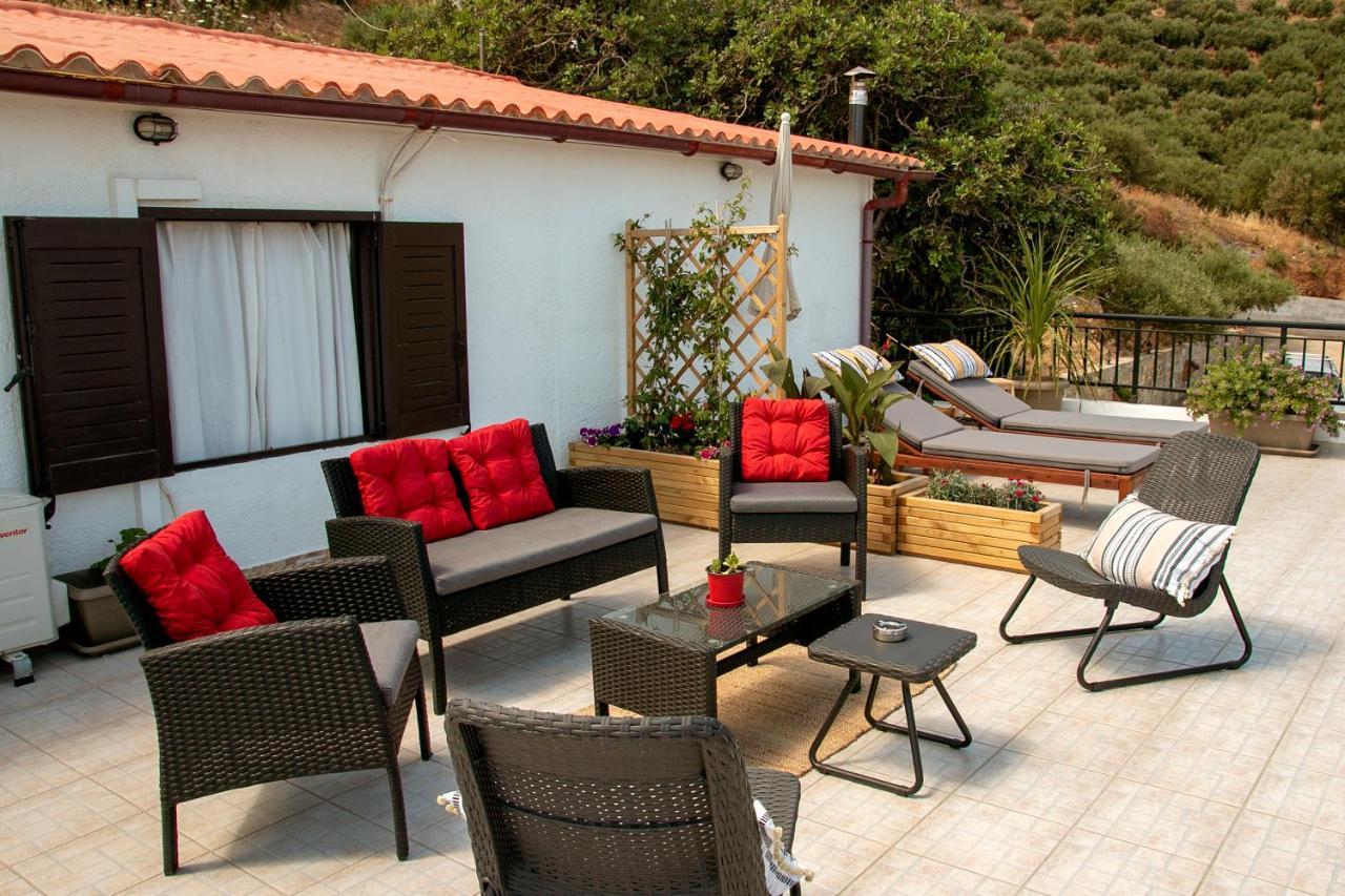 Summer Dream Cottage, 2Br, Beautiful Sea View Móchlos Exterior foto