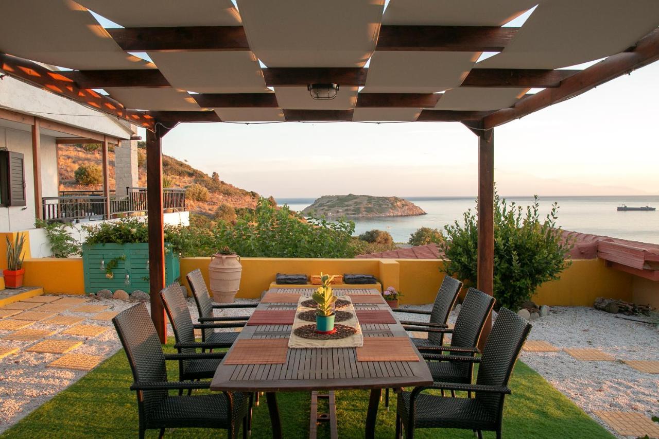 Summer Dream Cottage, 2Br, Beautiful Sea View Móchlos Exterior foto